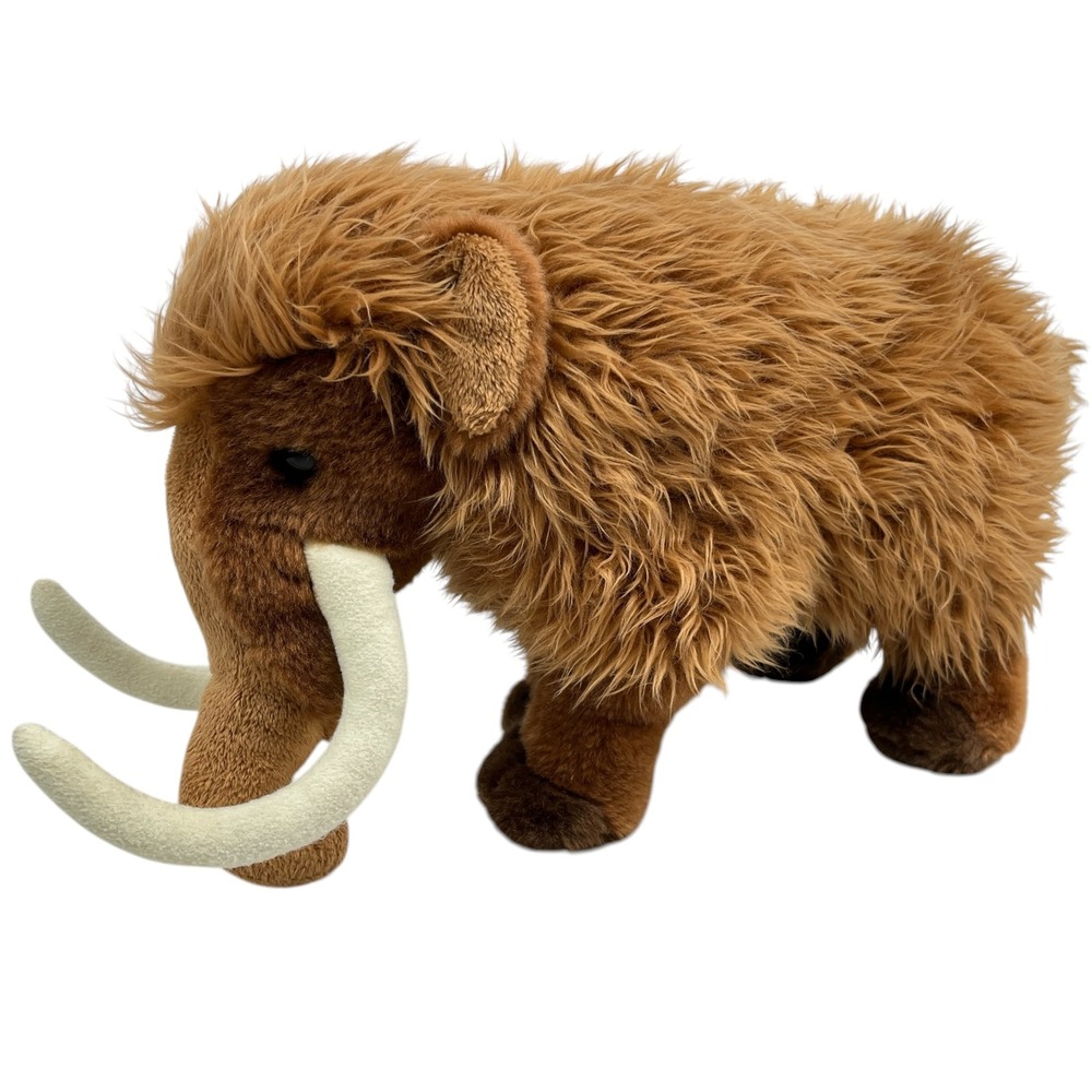 Douglas Woolly Mammoth Plush Stuffed Animal 1818 Shaggy Brown 2014